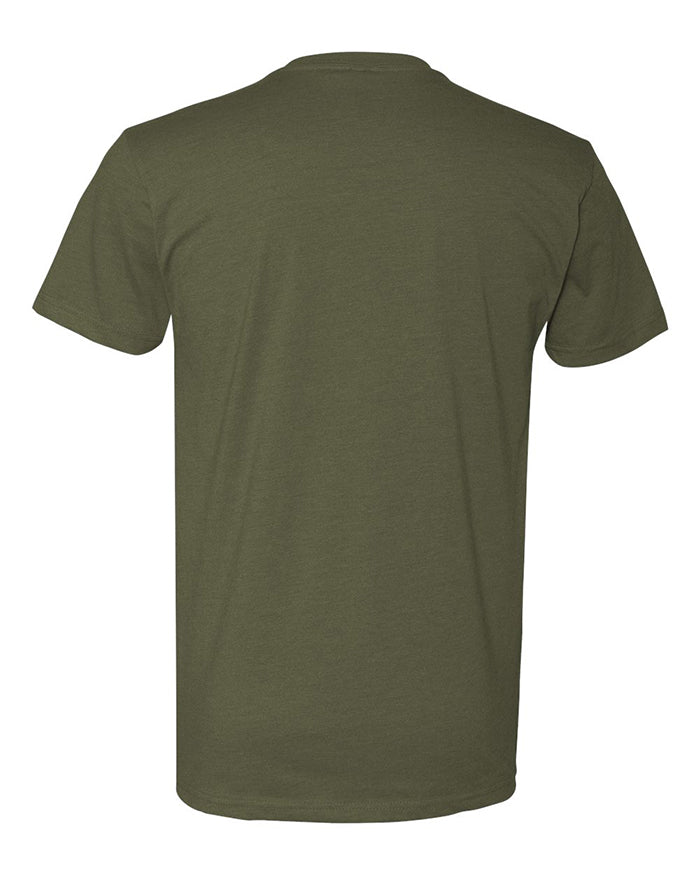 Military Green Short Sleeve Unisex T-shirt Next Level 6210